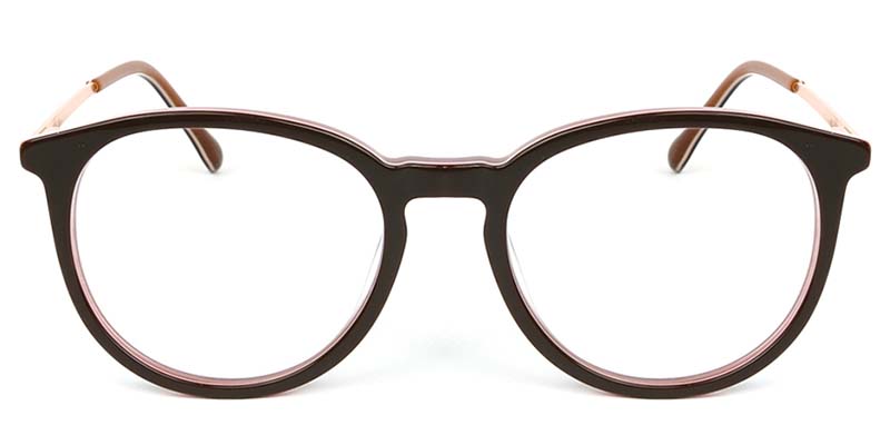 Oval Glasses Red