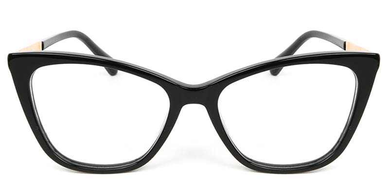 Cat Eye Glasses Black