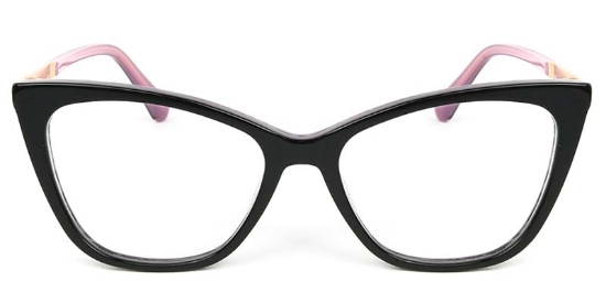 Cat Eye Acetate+Metal Muticolor Glasses