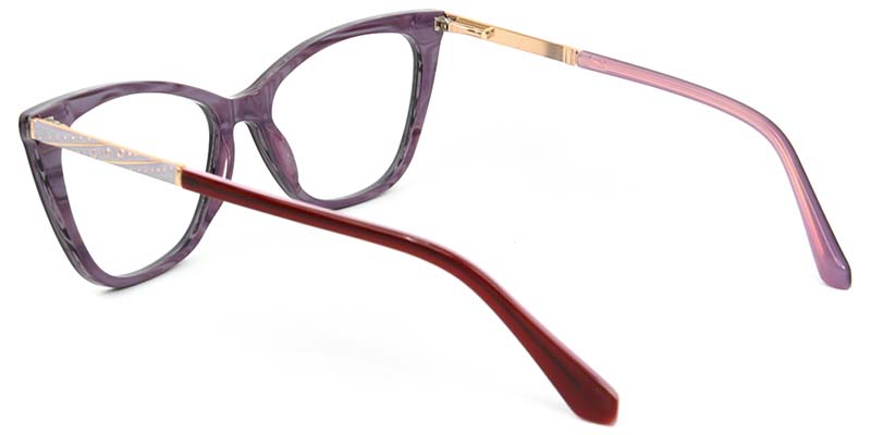 Greta​ Glasses Black_Purple