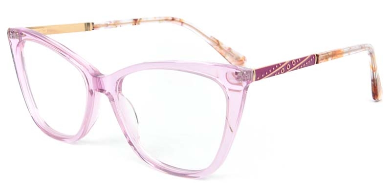 Picture of Cat Eye Acetate+Metal Pink Glasses