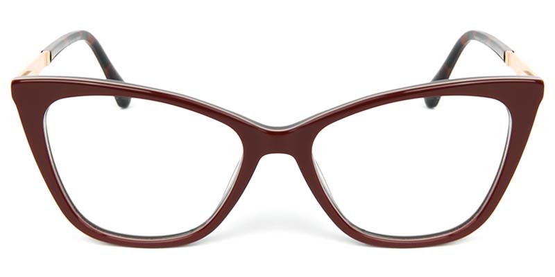 Cat Eye Glasses Red
