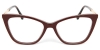Picture of Cat Eye Acetate+Metal Red Glasses