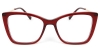 Picture of Cat Eye Acetate+Metal Red Glasses