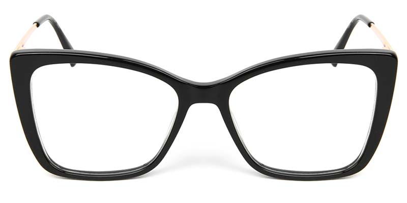 Cat Eye Glasses Black