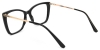 Picture of Cat Eye Acetate+Metal Black Glasses