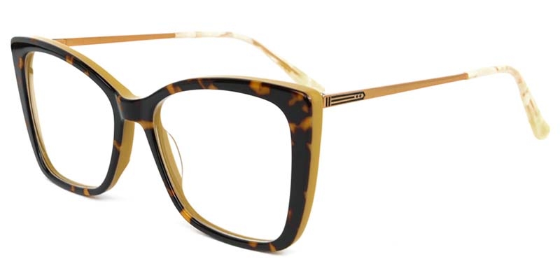 Picture of Cat Eye Acetate+Metal Muticolor Glasses