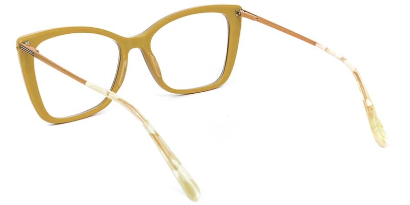 Picture of Cat Eye Acetate+Metal Muticolor Glasses