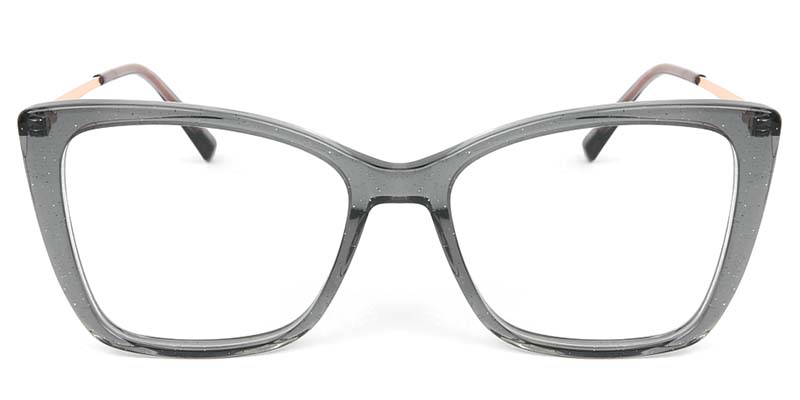 Cat Eye Glasses Gray