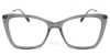 Picture of Cat Eye Acetate+Metal Gray Glasses
