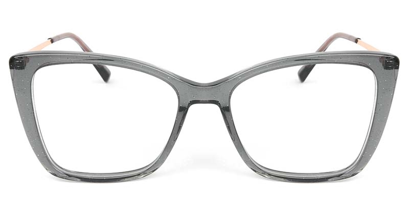 Picture of Cat Eye Acetate+Metal Gray Glasses