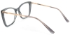 Picture of Cat Eye Acetate+Metal Gray Glasses