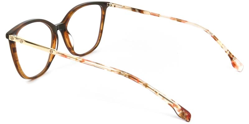 Picture of Oval Acetate+Metal Muticolor Glasses