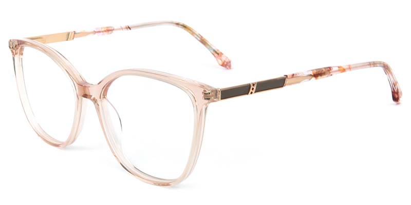 Picture of Oval Acetate+Metal Pink Glasses