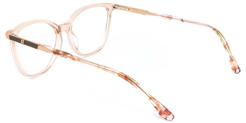 Picture of Oval Acetate+Metal Pink Glasses