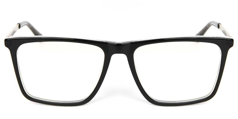 Picture of Square Acetate+Metal Black Glasses