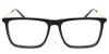 Picture of Square Acetate+Metal Black Glasses