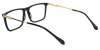 Picture of Square Acetate+Metal Black Glasses