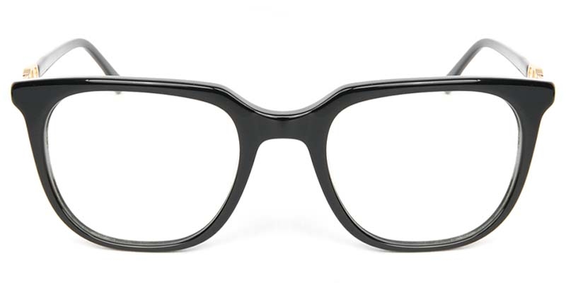 Picture of Square Acetate+Metal Black Glasses