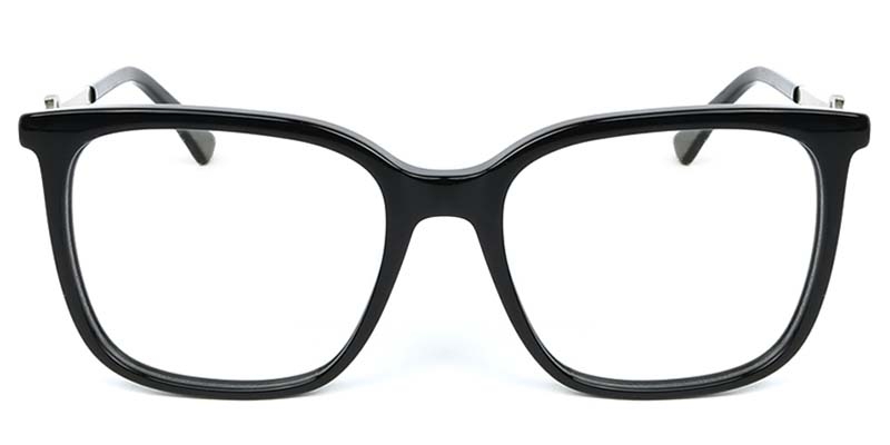 Picture of Square Acetate+Metal Black Glasses
