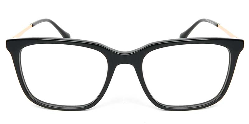Square Glasses Black