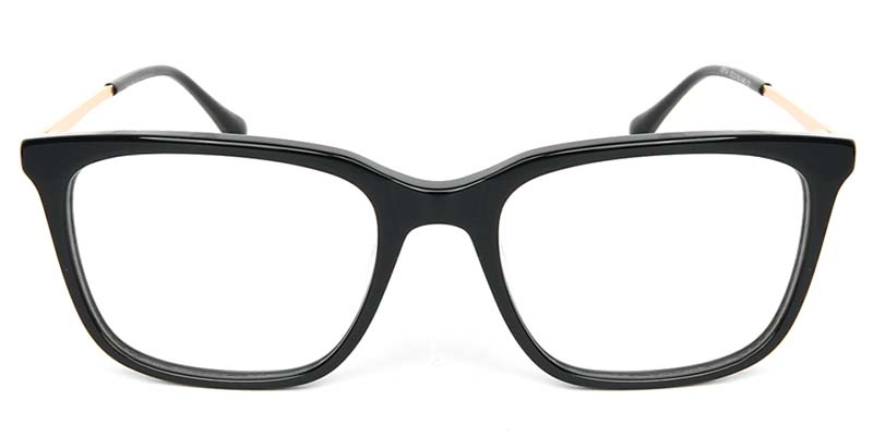 Picture of Square Acetate+Metal Black Glasses