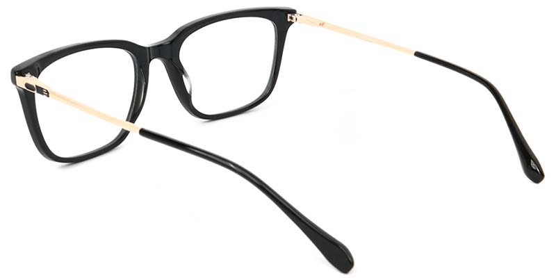 Picture of Square Acetate+Metal Black Glasses