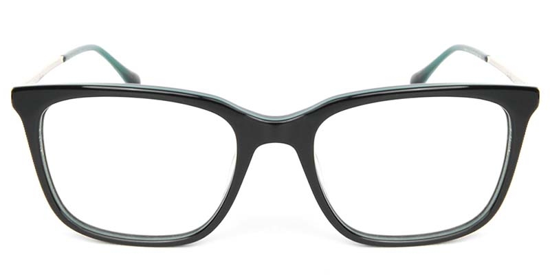Picture of Square Acetate+Metal Black Glasses
