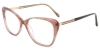 Picture of Cat Eye Acetate+Metal Pink Glasses