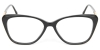 Picture of Cat Eye Acetate+Metal Black Glasses