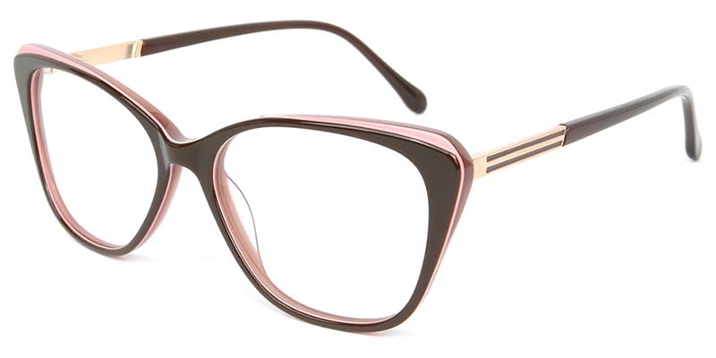 Picture of Cat Eye Acetate+Metal Muticolor Glasses