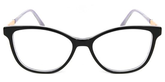 Cat Eye Acetate+Metal Muticolor Glasses