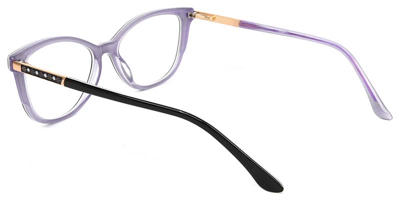 Picture of Cat Eye Acetate+Metal Muticolor Glasses