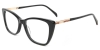 Picture of Cat Eye Acetate+Metal Black Glasses