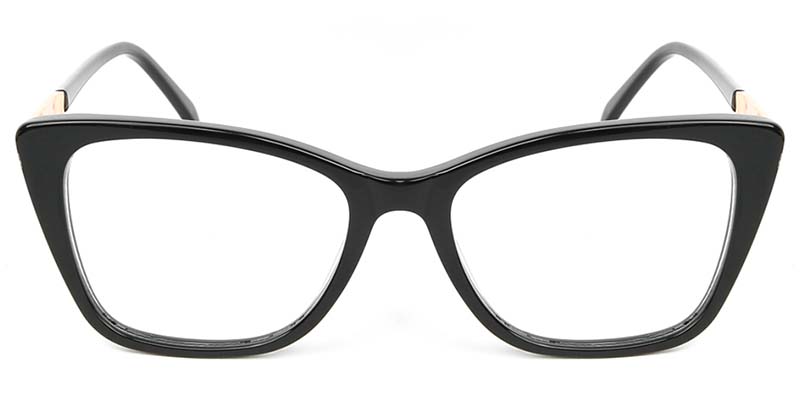 Cat Eye Glasses Black