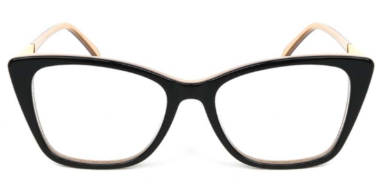 Cat Eye Acetate+Metal Muticolor Glasses