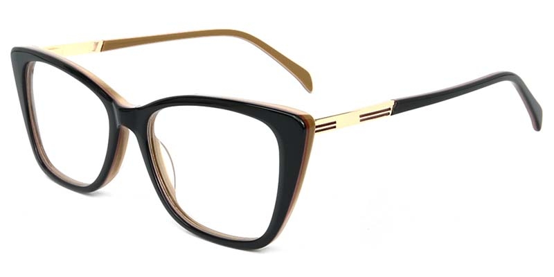 Picture of Cat Eye Acetate+Metal Muticolor Glasses