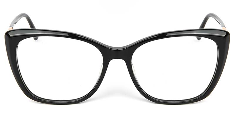 Cat Eye Glasses Black