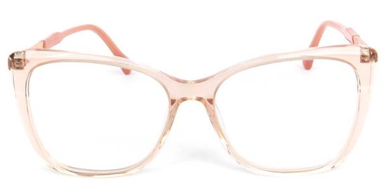 Cat Eye Acetate+Metal Pink Glasses