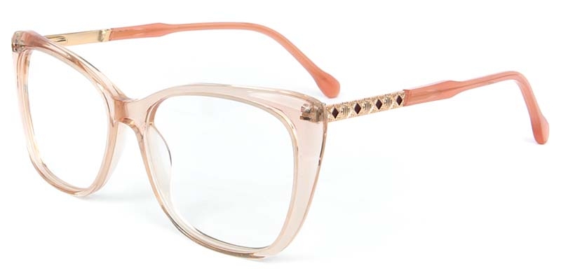 Picture of Cat Eye Acetate+Metal Pink Glasses