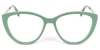 Picture of Cat Eye Acetate+Metal Green Glasses