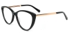 Picture of Cat Eye Acetate+Metal Black Glasses