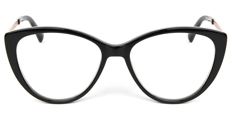 Cat Eye Glasses Black