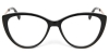 Picture of Cat Eye Acetate+Metal Black Glasses