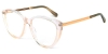 Picture of Cat Eye Acetate+Metal Pink Glasses