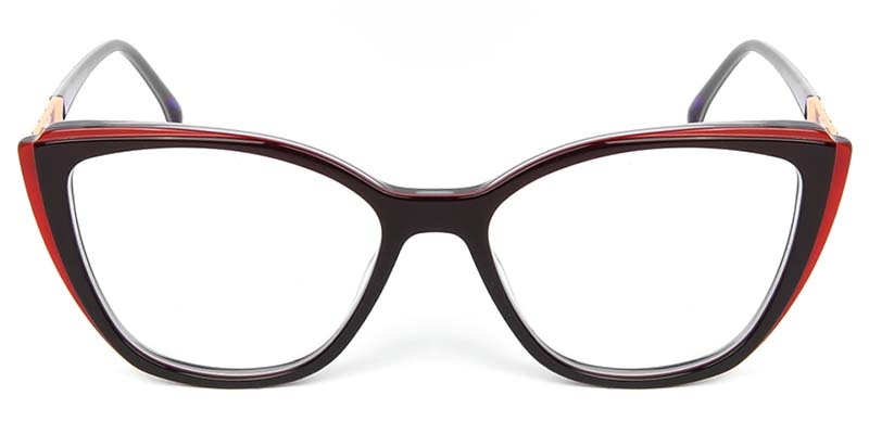 Picture of Cat Eye Acetate+Metal Muticolor Glasses