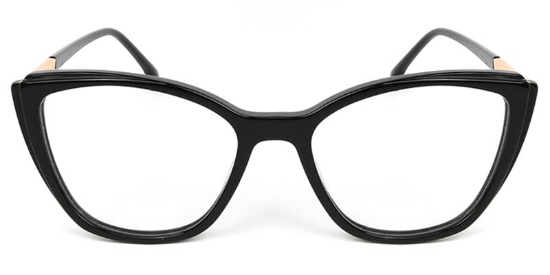 Cat Eye Glasses Black