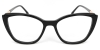 Picture of Cat Eye Acetate+Metal Black Glasses