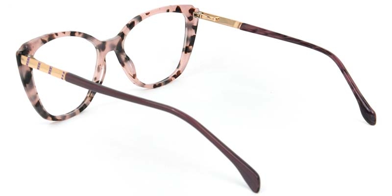 Picture of Cat Eye Acetate+Metal Pink Glasses