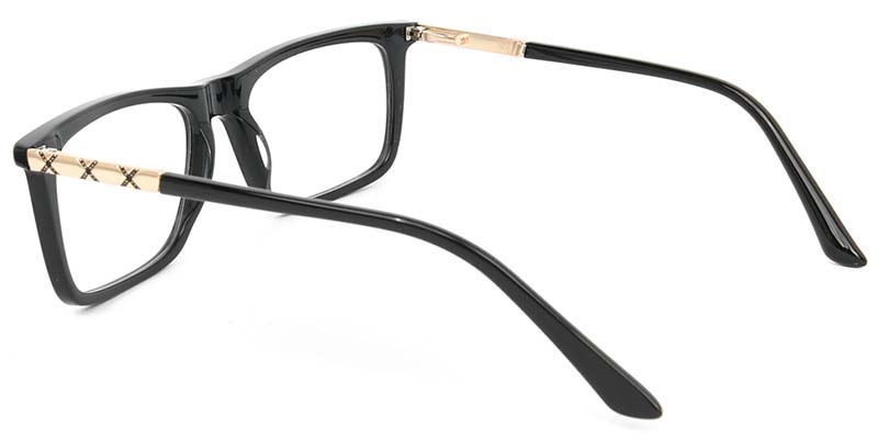Picture of Square Acetate+Metal Black Glasses